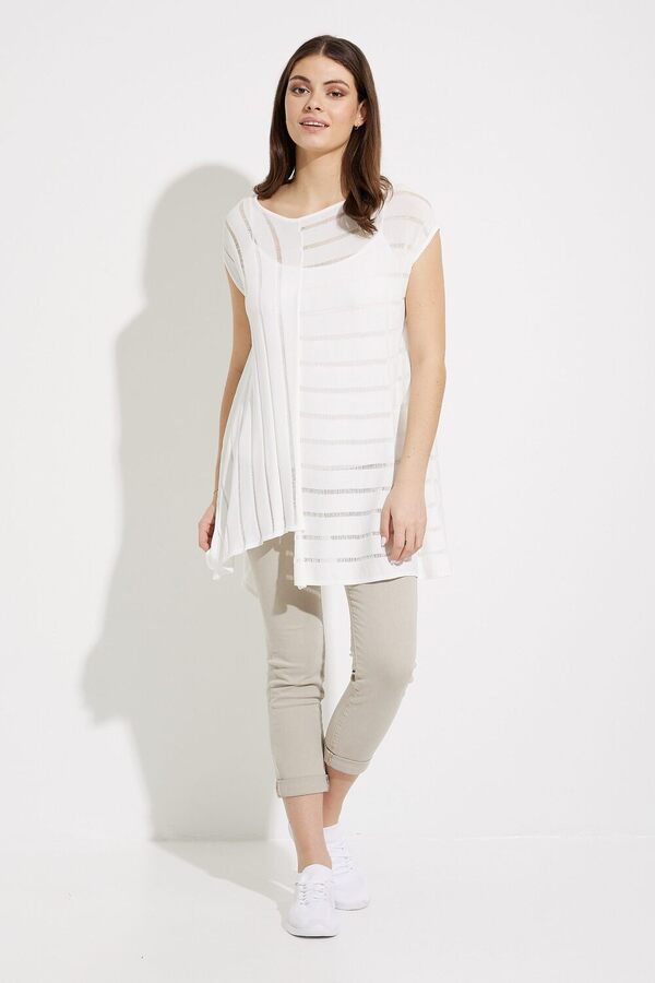 Joseph Ribkoff - Asymmetric Hem Twin Set Tunic image 1