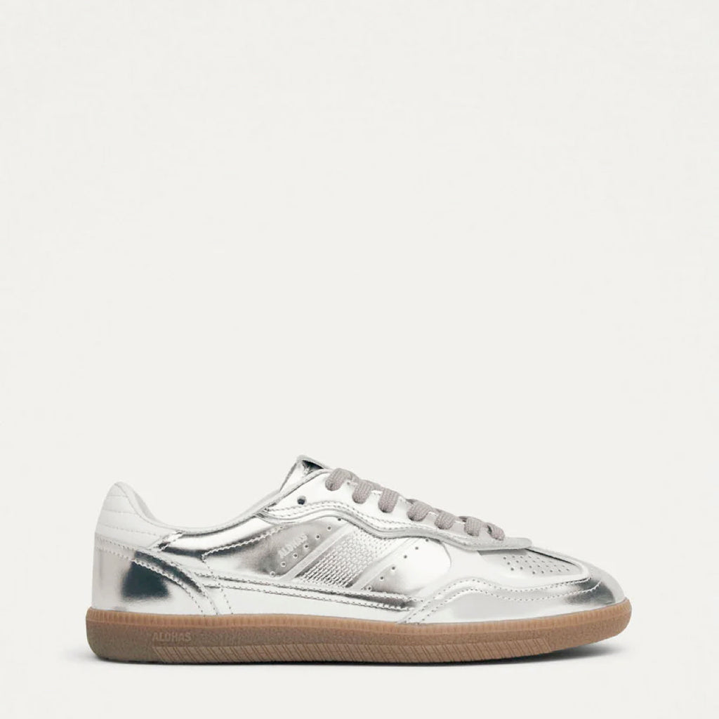 ALOHAS - TB490 RIFE Leather Sneakers Women's - 37, Silver image