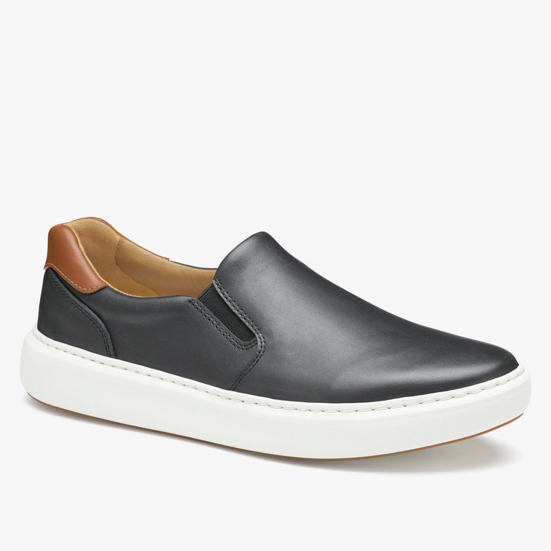 Johnston & Murphy - Slip On Anders Black
