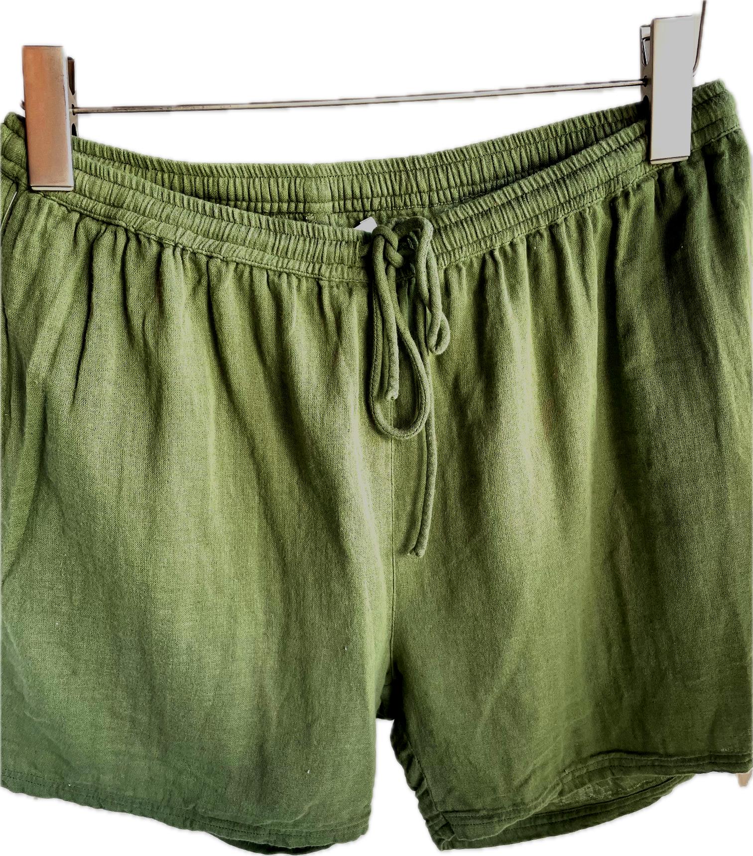 SUBTLE LUXURY - Double Gauze Getaway Lounge Shorts - X/S, OLV image