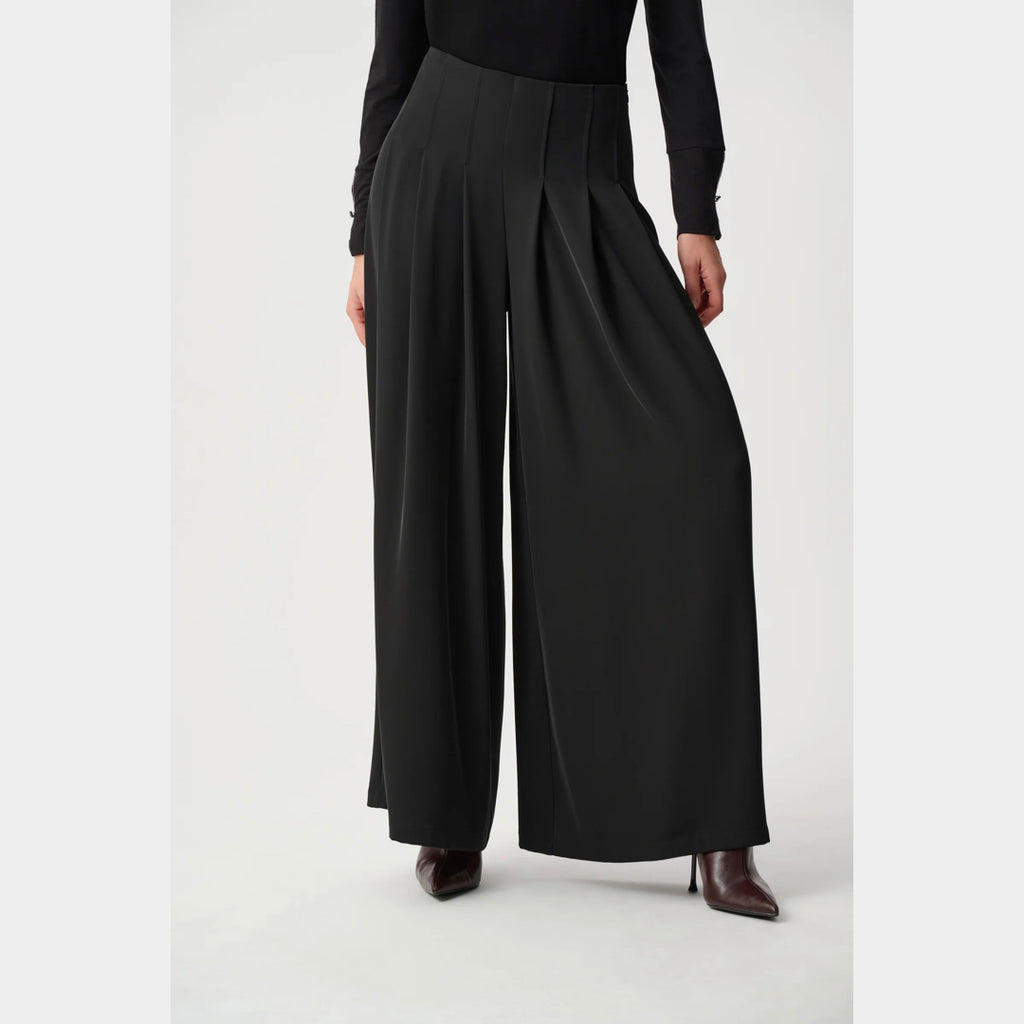 Joseph Ribkoff - Wide-Leg Pleated Pants