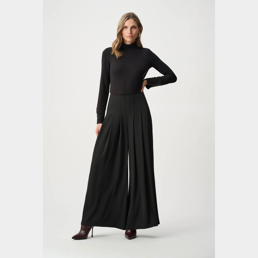 Joseph Ribkoff - Wide-Leg Pleated Pants