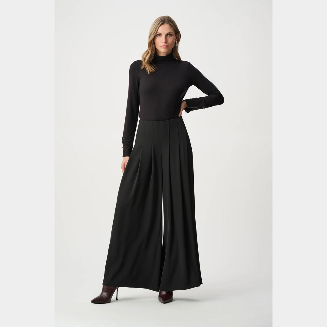 Joseph Ribkoff - Wide-Leg Pleated Pants