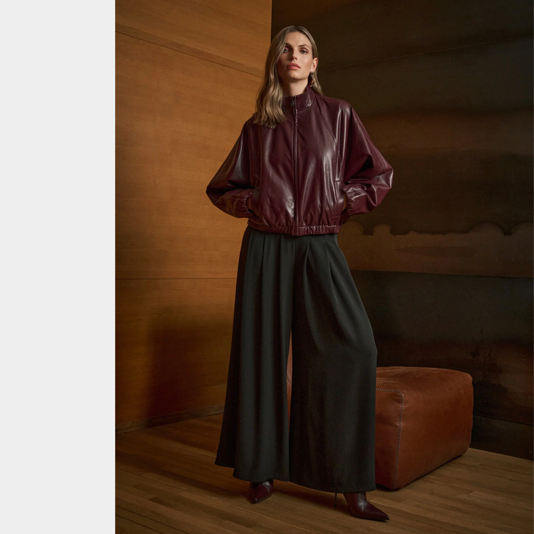 Joseph Ribkoff - Wide-Leg Pleated Pants