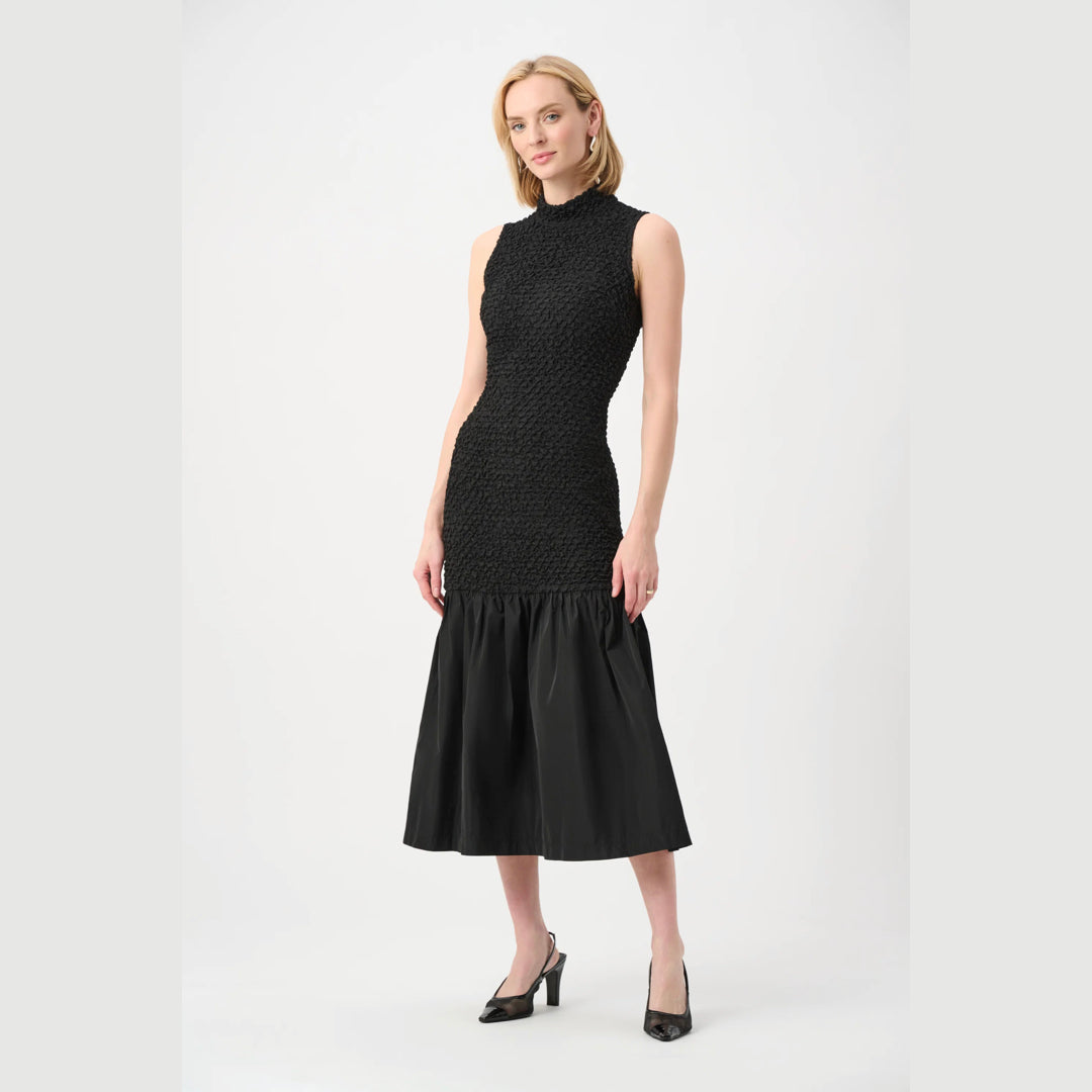 Joseph Ribkoff - Bubble Knit Drop Waist Dress