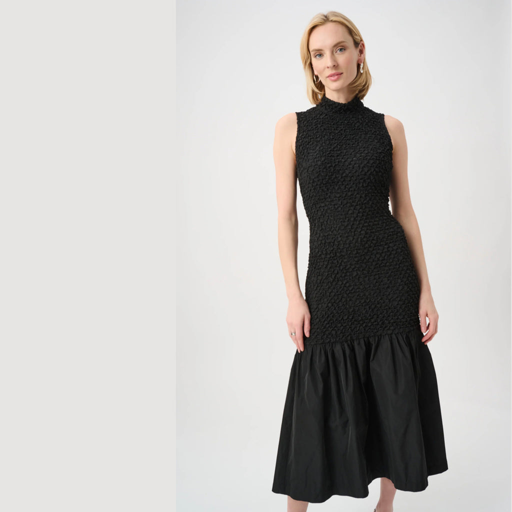 Joseph Ribkoff - Bubble Knit Drop Waist Dress