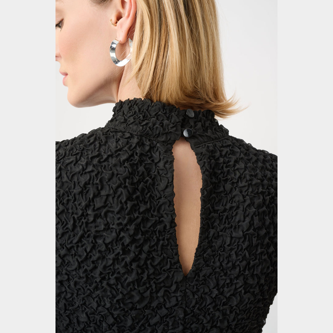 Joseph Ribkoff - Bubble Knit Drop Waist Dress