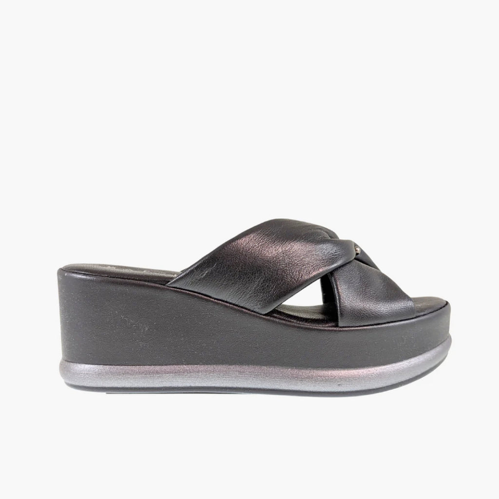 ATELIERS - Corine Leather Platform - 38, Black image