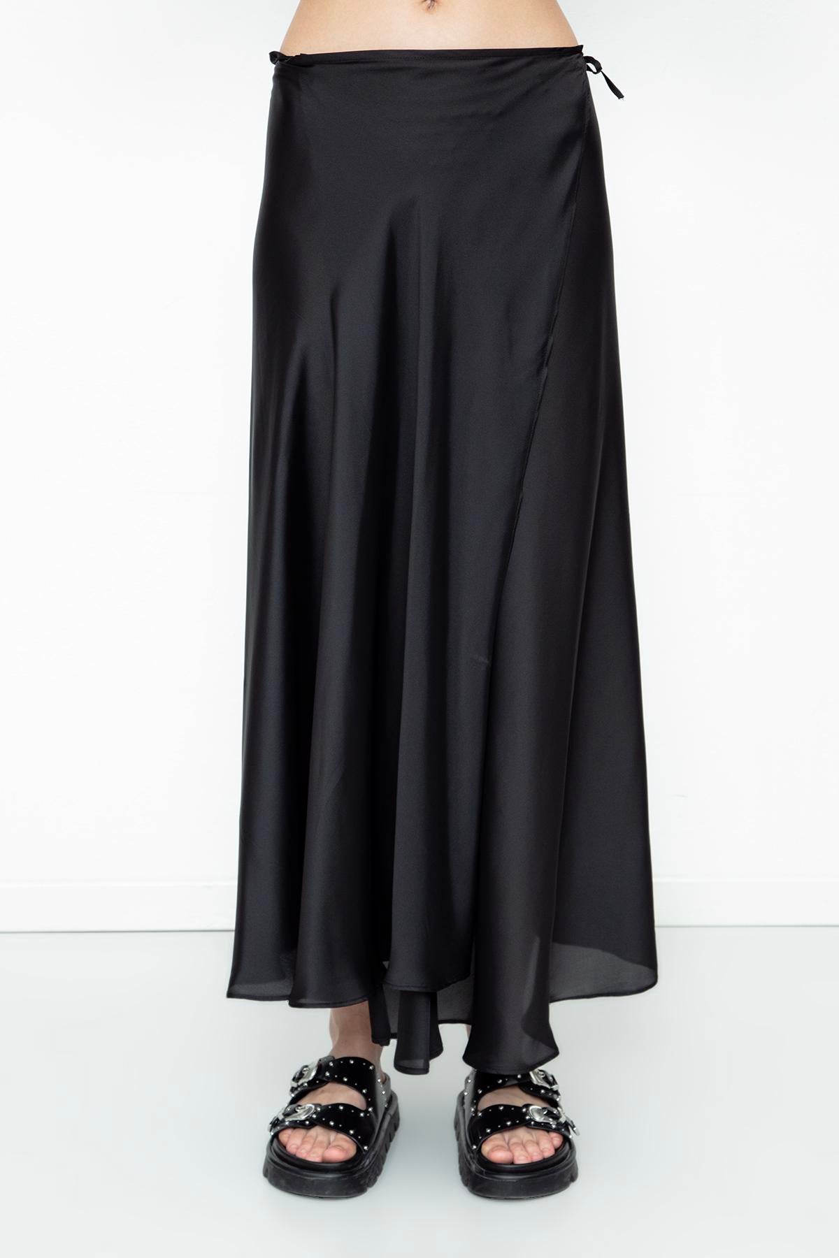 BSL - Envelop Satin Midi Skirt image 9