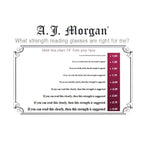 AJ Morgan - Classic Unisex Readers, Interview image 6