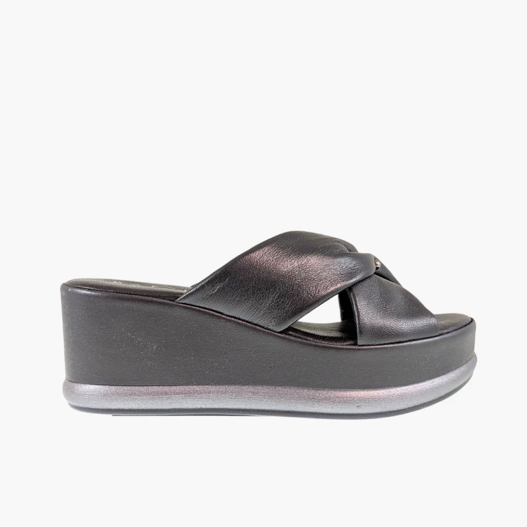 ATELIERS - Corine Leather Platform - 37, Black image