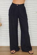 MILIO MILANO - Linen Pinstripe Trouser image 1