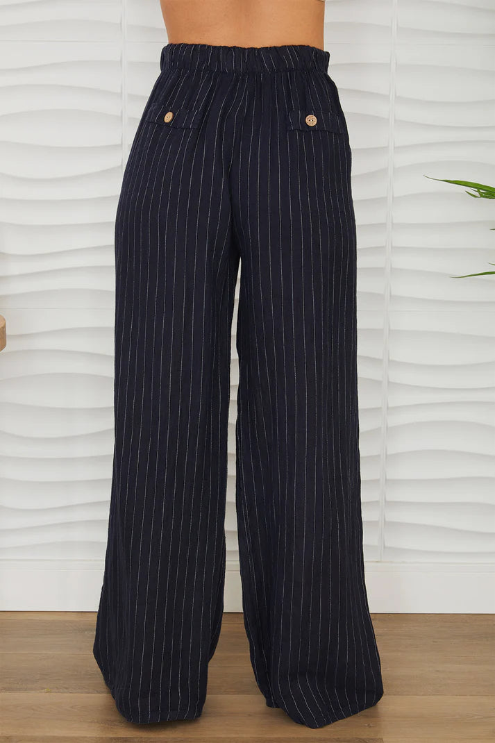 MILIO MILANO - Linen Pinstripe Trouser image 4