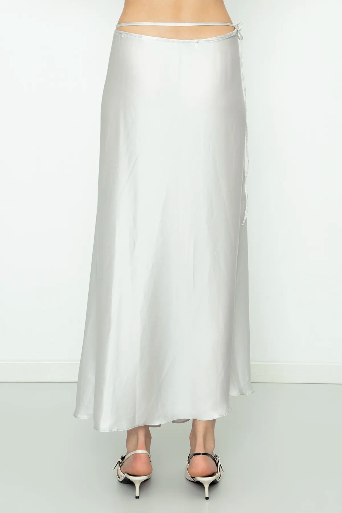 BSL - Envelop Satin Midi Skirt image 11