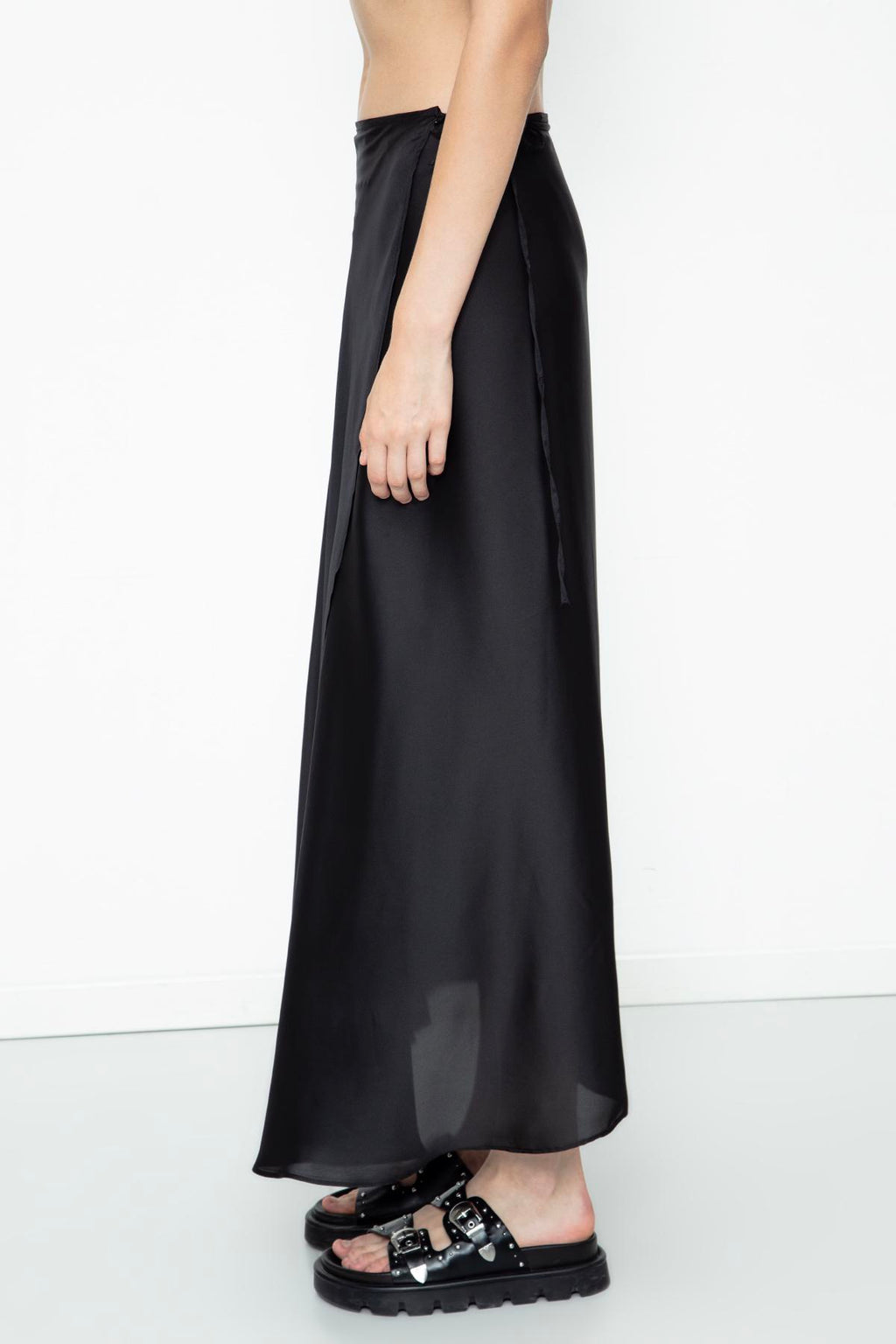 BSL - Envelop Satin Midi Skirt image 8