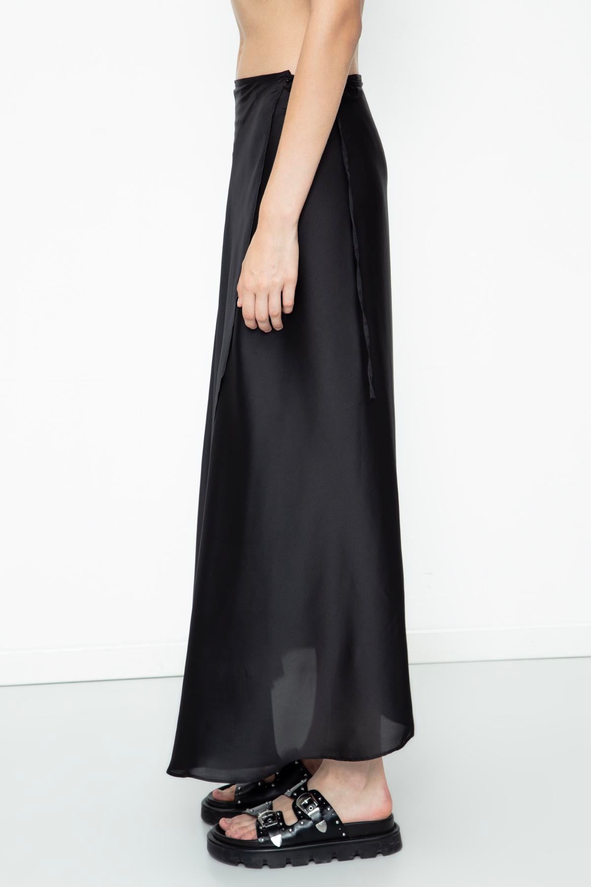 BSL - Envelop Satin Midi Skirt image 8