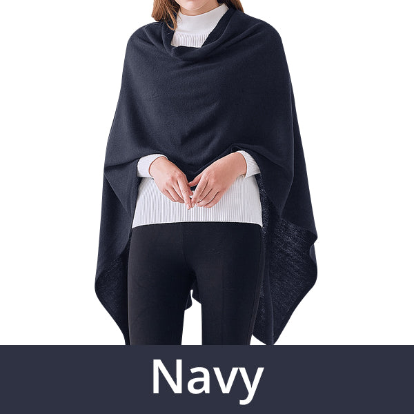 Poncho - Fuchsia - 56-NAVY image