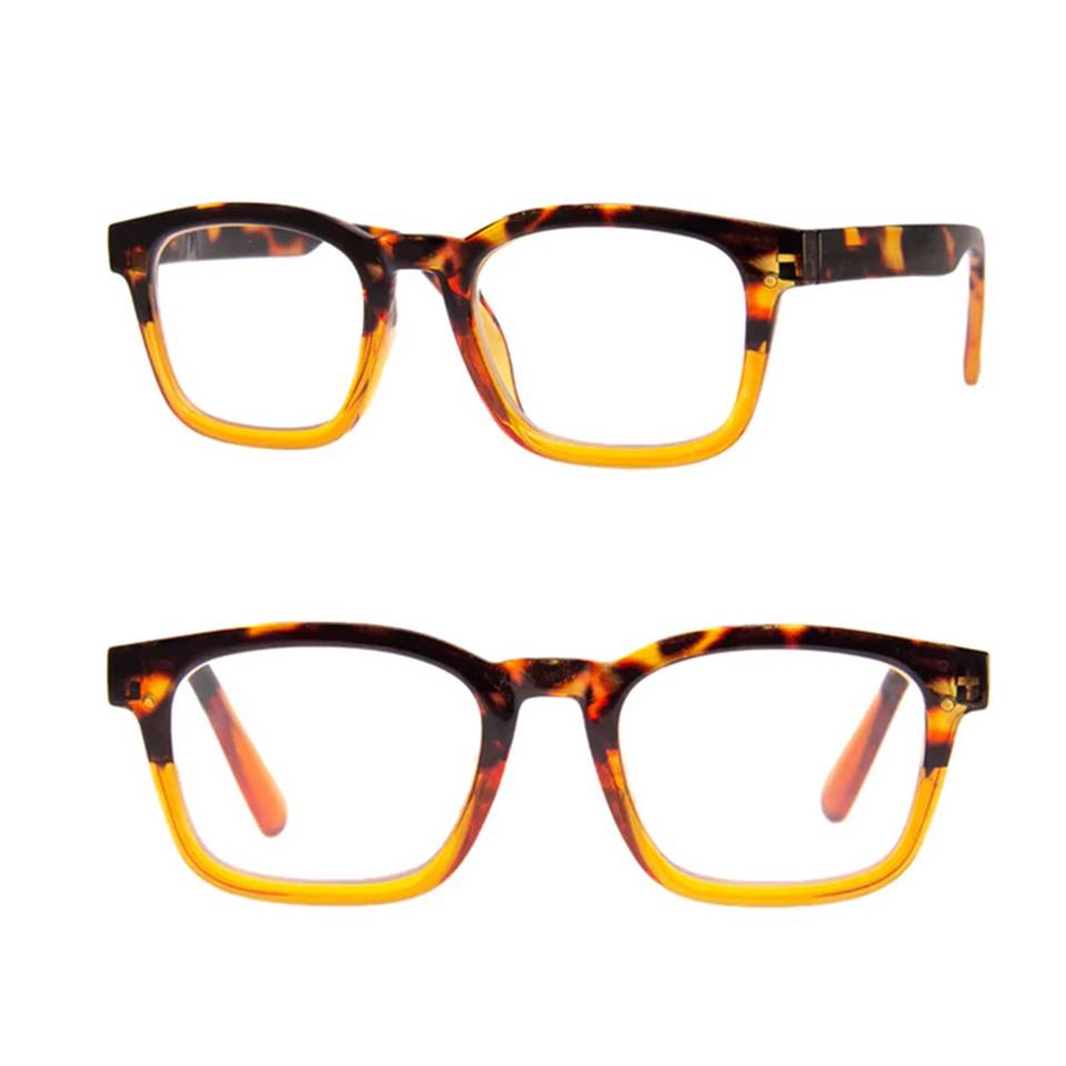 AJ Morgan - Classic Unisex Readers, Interview - 3.00, TORTOISE / AMBER image