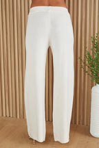 MILIO MILANO - Cozy Italian Knit Flared Pant image 3