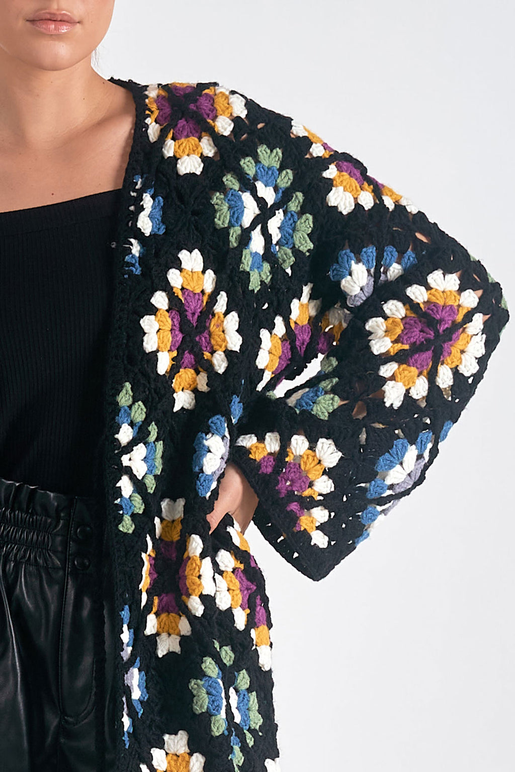 ELAN - Crochet Duster Sweater image 7