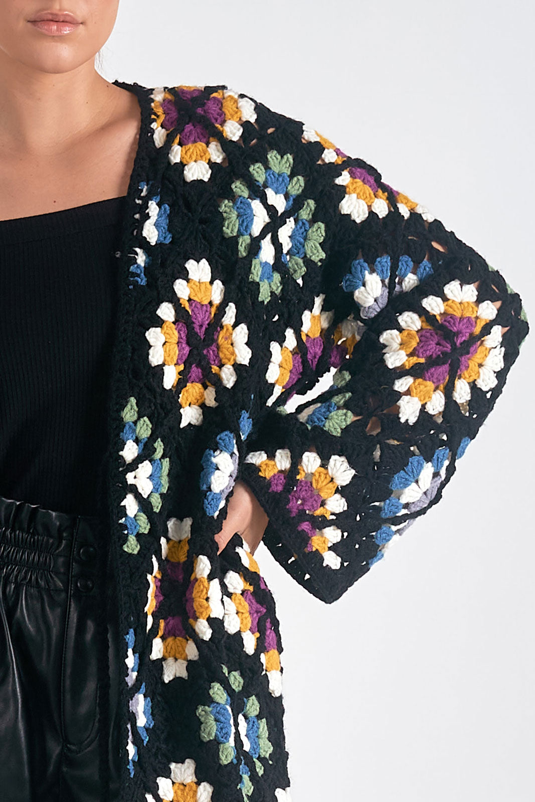 ELAN - Crochet Duster Sweater image 7