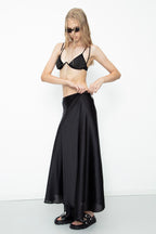 BSL - Envelop Satin Midi Skirt image 1