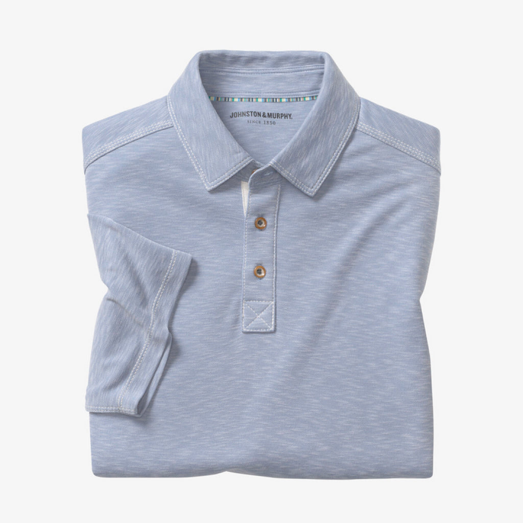 Johnston & Murphy - Vintage Polo / dusty blue