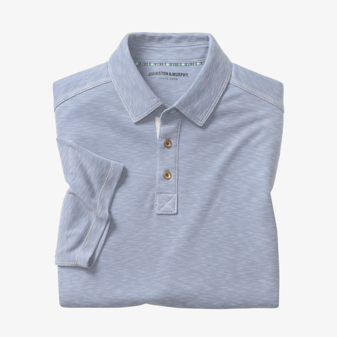 Johnston & Murphy - Vintage Polo / dusty blue