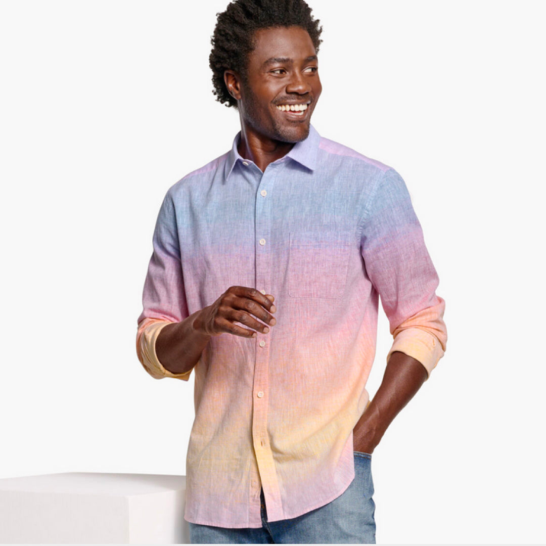 Johnston & Murphy - Washed LInen Blend Shirt