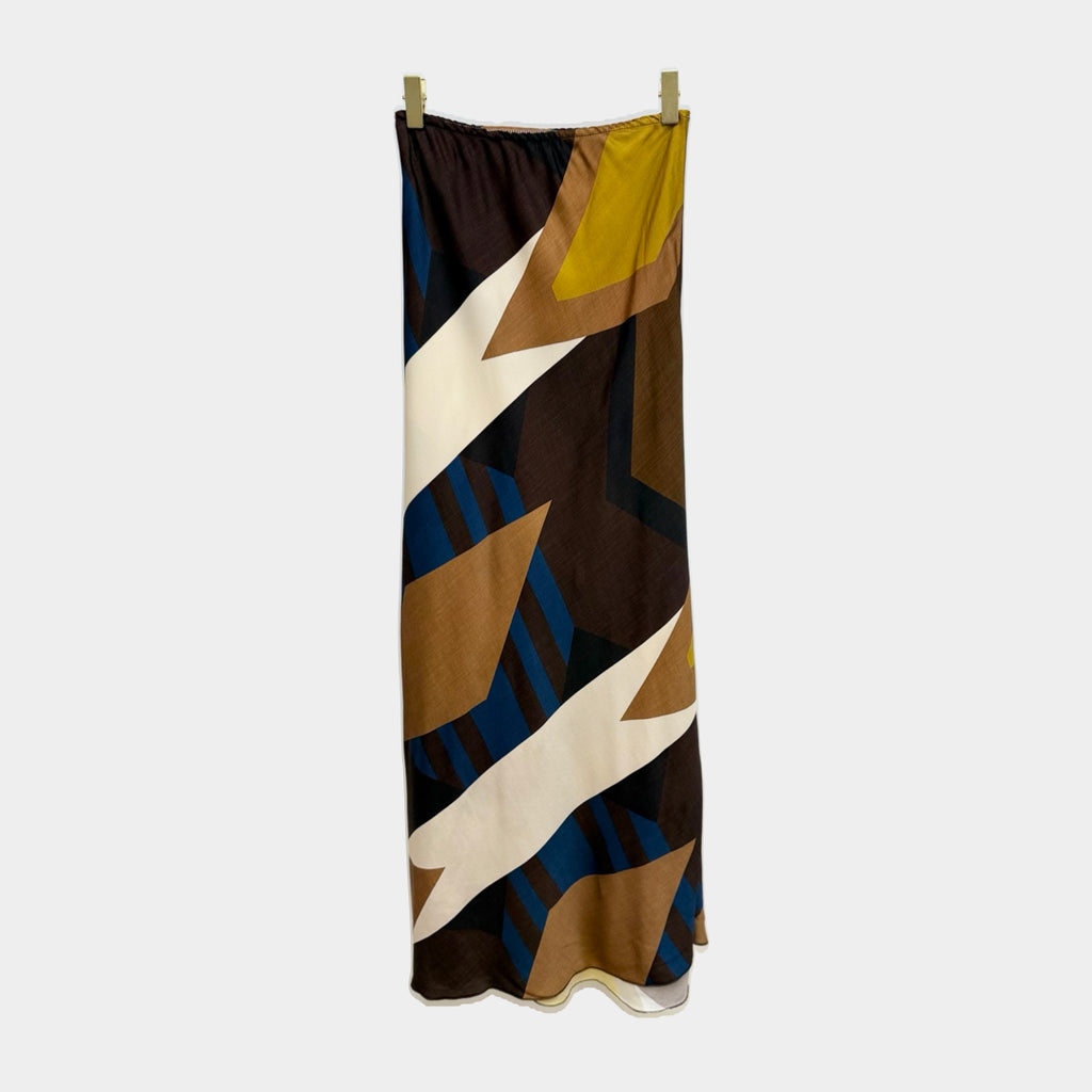 MILIO MILANO - Asymetric Silky Maxy Skirt