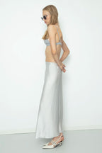 BSL - Envelop Satin Midi Skirt image 4