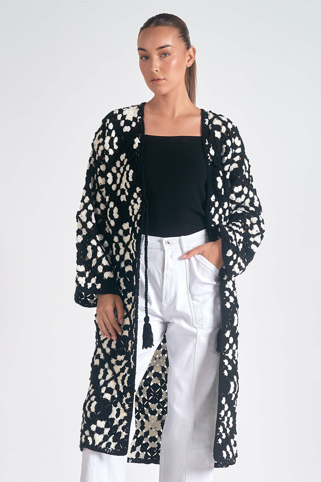 ELAN - Crochet Duster Sweater image 4