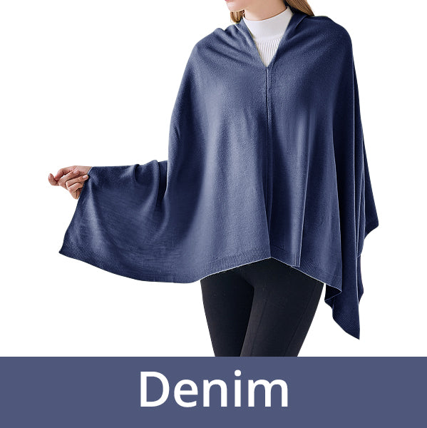 Poncho - Fuchsia - 54-DENIM image