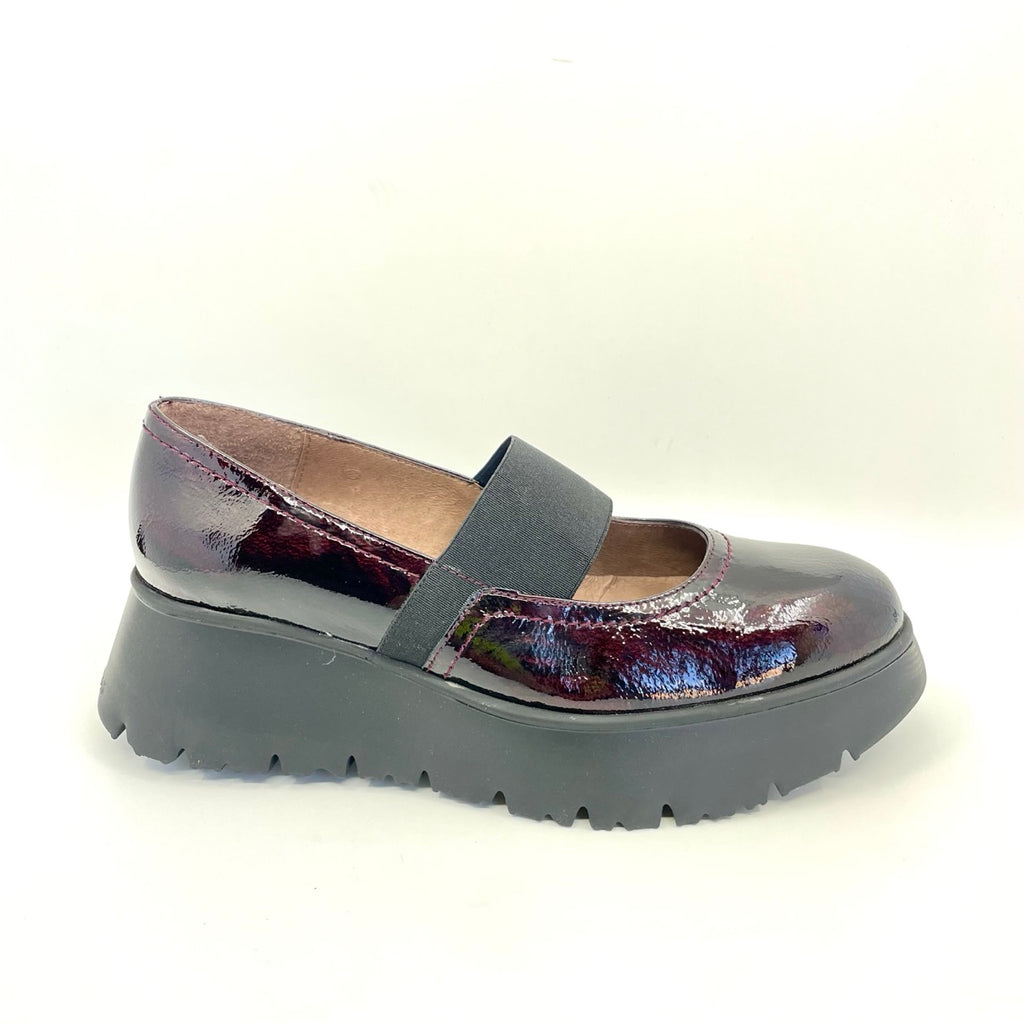 wonders - Marbled Patent Mary Janes - 37, VINO image