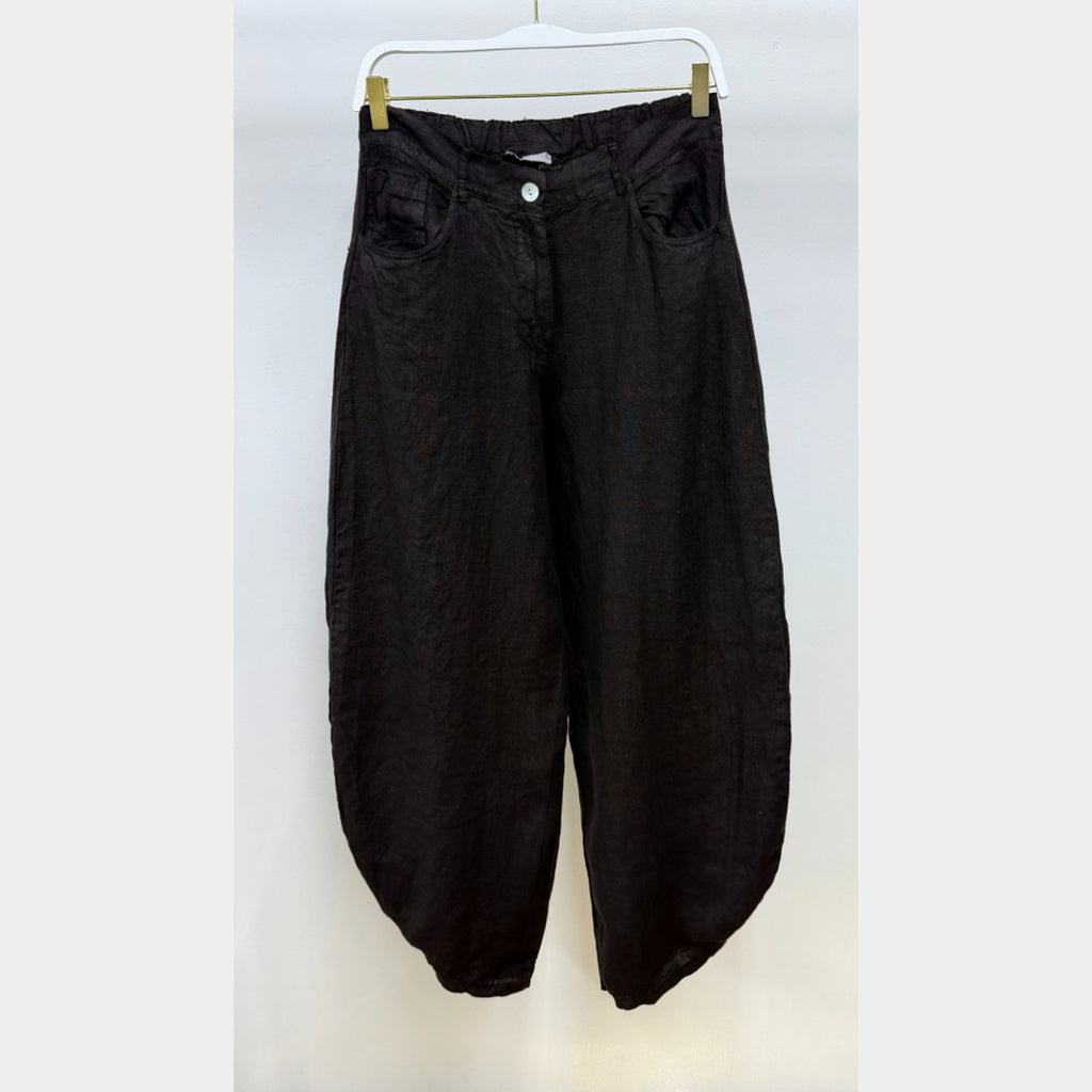 MILIO MILANO - Linen Barrel Pants