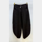 MILIO MILANO - Linen Barrel Pants