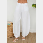MILIO MILANO - Linen Barrel Pants
