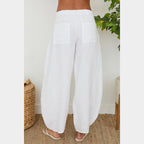 MILIO MILANO - Linen Barrel Pants