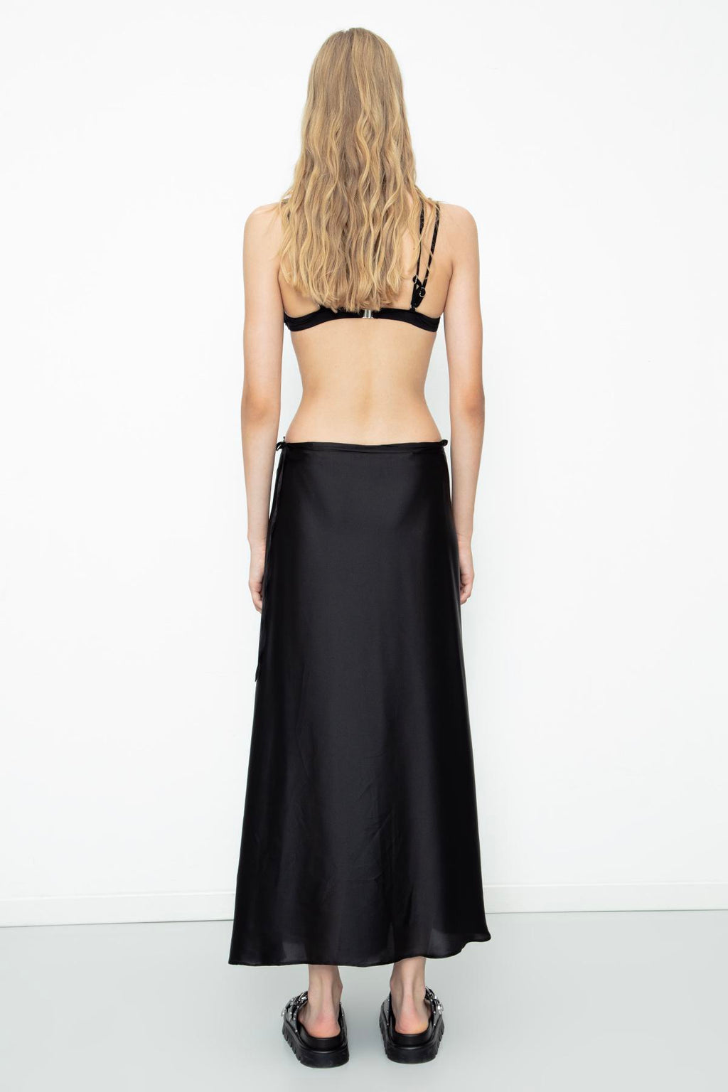 BSL - Envelop Satin Midi Skirt image 7