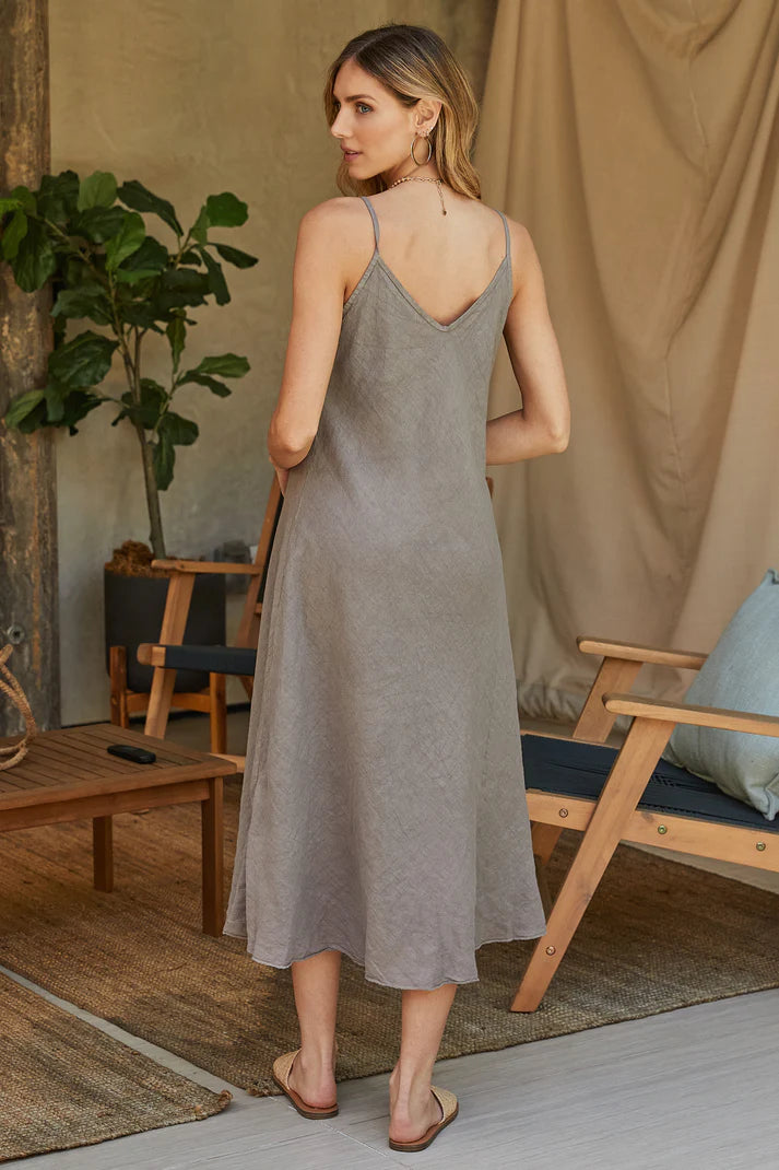 MILIO MILANO - Linen Maxi Slip Dress image 4