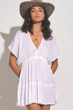 ELAN - Flutter Sleeve Mini-Dress image 0