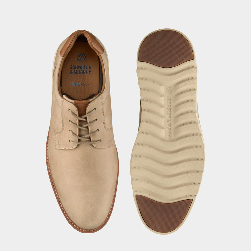 Johnston & Murphy - Braxton Plain Toe Taupe