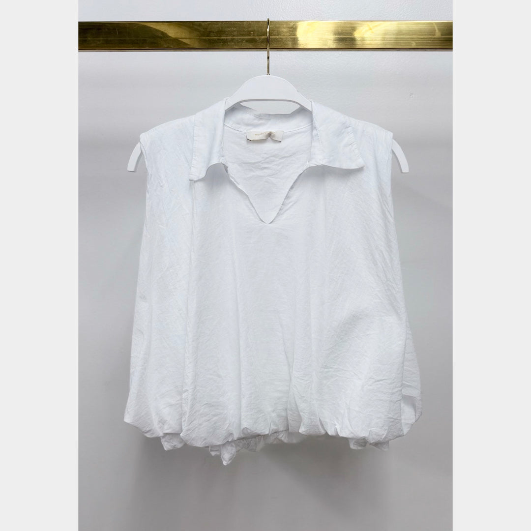 MILIO MILANO - Cotton Bubble Top