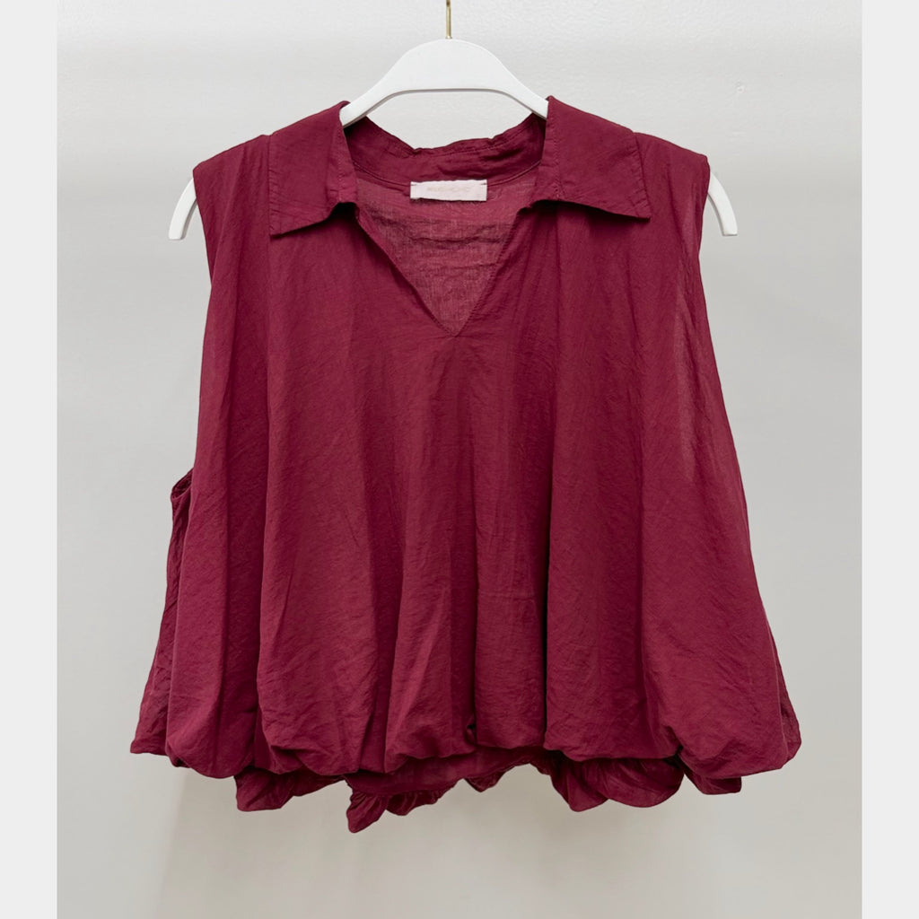 MILIO MILANO - Cotton Bubble Top