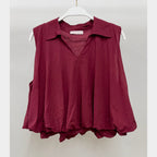 MILIO MILANO - Cotton Bubble Top