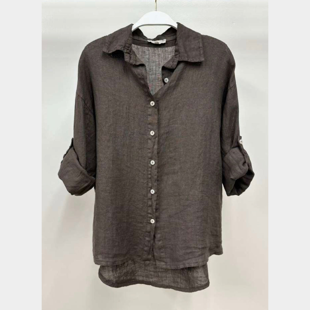 MILIO MILANO - Linen Buttondown