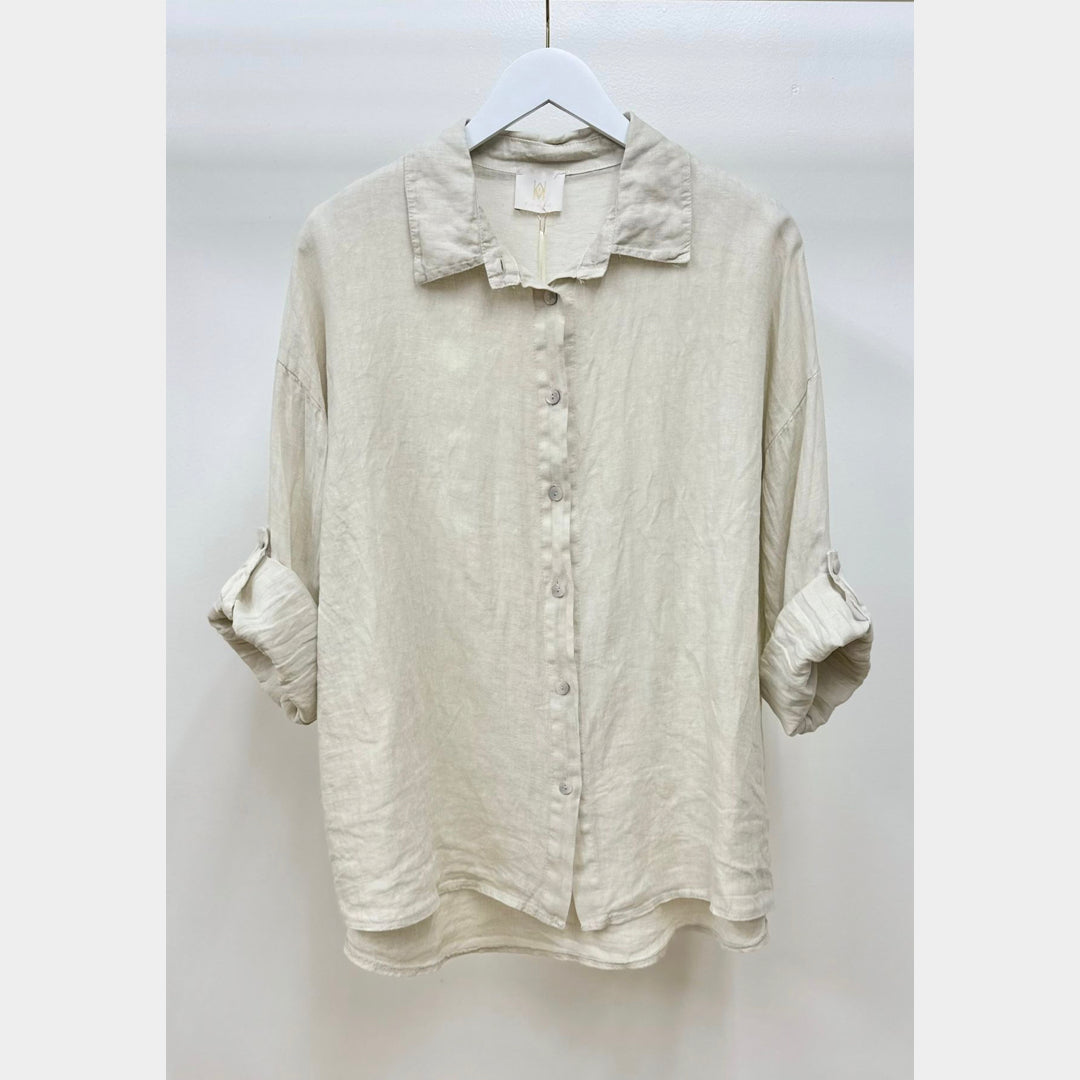MILIO MILANO - Linen Buttondown