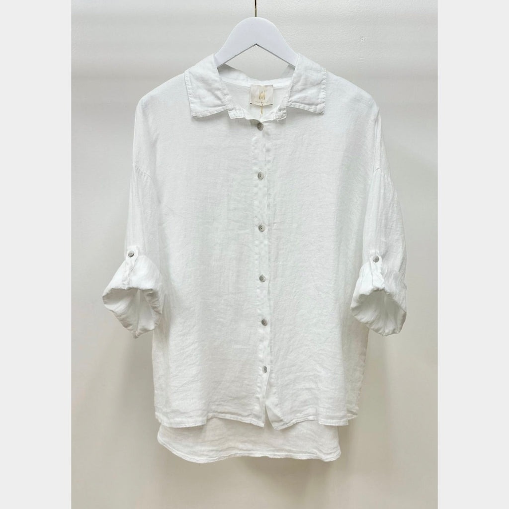 MILIO MILANO - Linen Buttondown