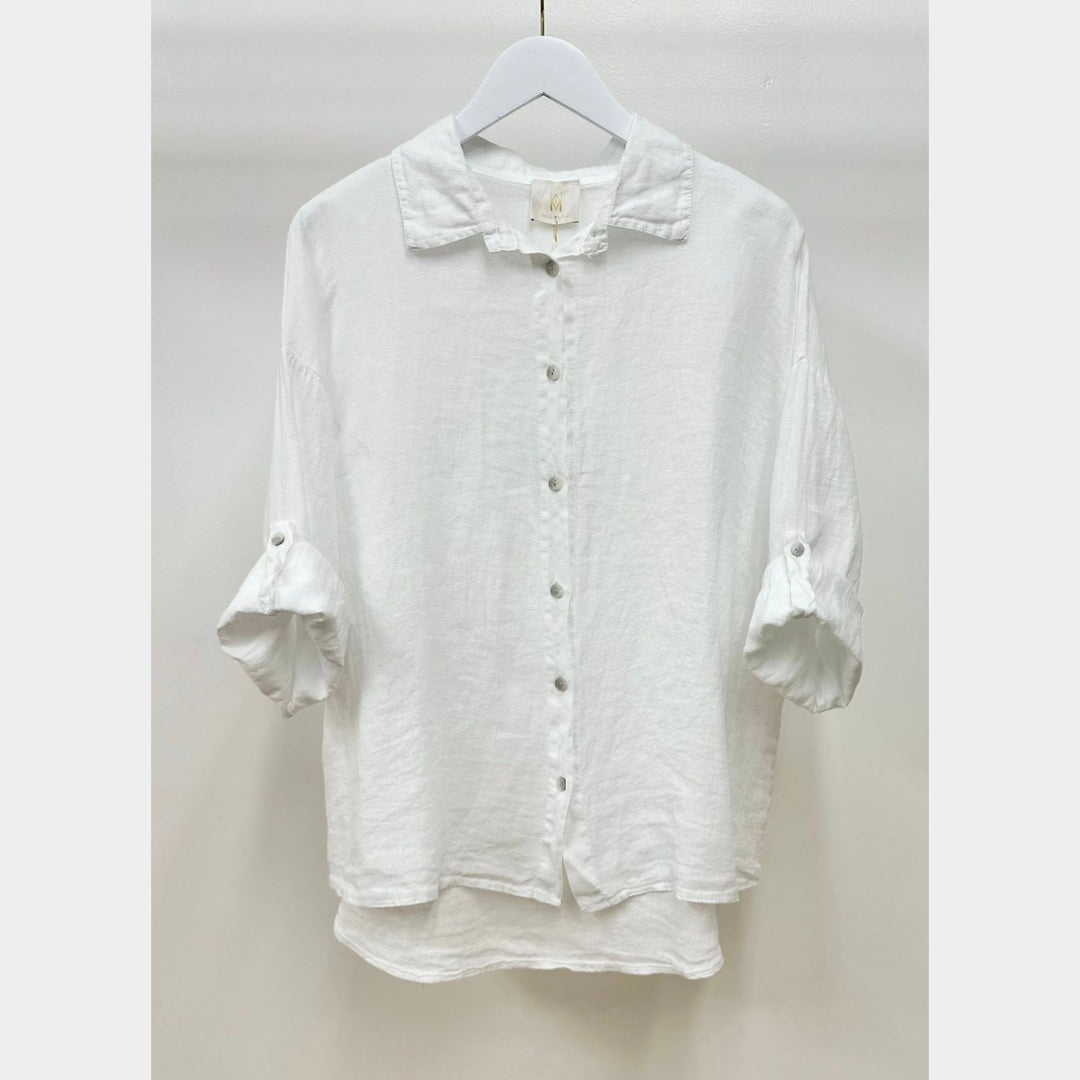 MILIO MILANO - Linen Buttondown