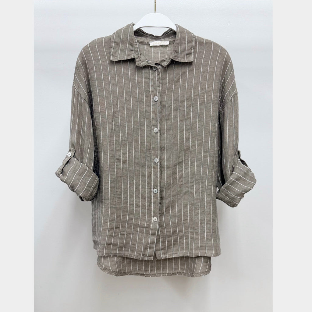 MILIO MILANO - Linen Buttondown